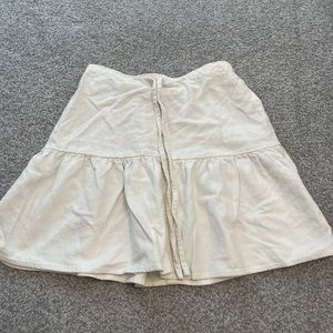 brandy melville white skirt